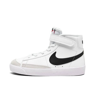 Nike Blazer Mid 77 для маленьких детей, белый/черный-оранжевый (DA4087 100)