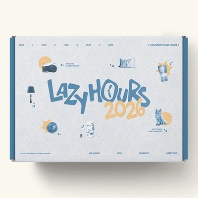 LEE JUNHO 2026 SEASON'S GREETINGS LAZY HOURS/Calendar+Diary+7Card+Poster+KeyRing