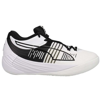 

Мужские белые кроссовки Puma Fusion Nitro Basketball Спортивная обувь 376639-01, Белый, Puma Fusion Nitro Basketball