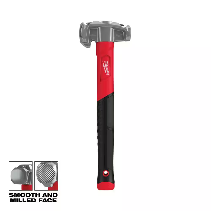 Milwaukee Linemans Hammer 4 In 1 32 Oz Fiberglass Handle Staple Puller Tool