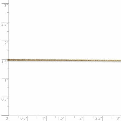 Pre-owned Superdealsforeverything Real 14kt Yellow Gold .9mm Round Snake Chain; 20 Inch; Lobster Clasp