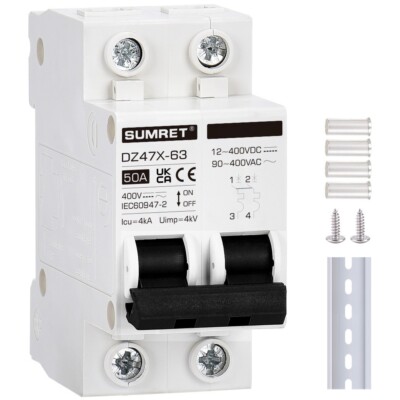 SUMRET AC/DC400V Solar Circuit Breaker 15A~120Amp PV Isolator Disconnect Switch