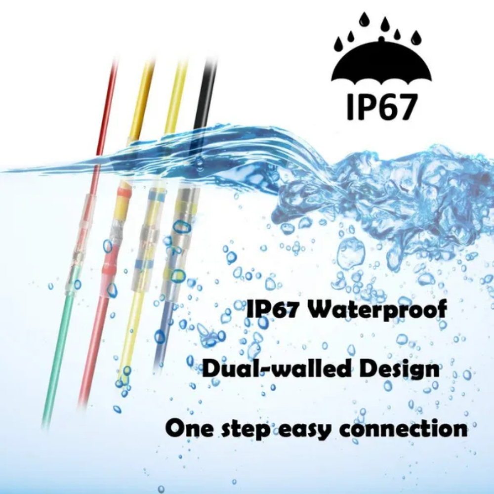 1000/800PCS Solder Seal Connector Waterproof Heat Shrink Terminal Solder Sleeve