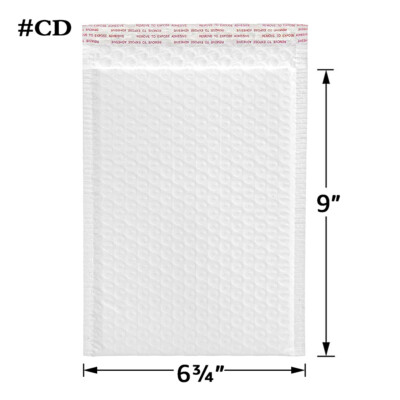 200PCs Poly Mailer Bubble Mailers 4 Layers Padded Envelopes Self Sealing