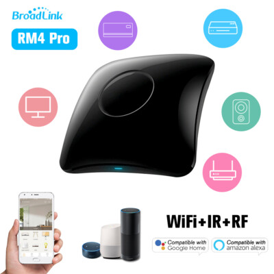 Broadlink RM4 Pro WiFi Smart IR RF Remote Control Hub Fit For Google Home M9Y0