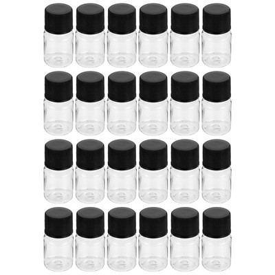  50 Pcs Essential Empty Bottles Clear Container Liquid Sample