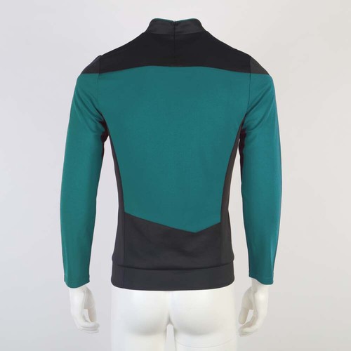 The Next Generation Picard Red Starfleet Uniforms TNG  Data Gold Blue Top Shirts