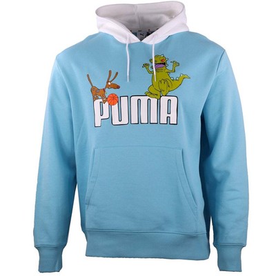 

Puma Graphic Pullover Hoodie X Rugrats Mens Blue Coats Jackets Верхняя одежда 532412-, Синий, Puma Graphic Pullover Hoodie X Rugrats