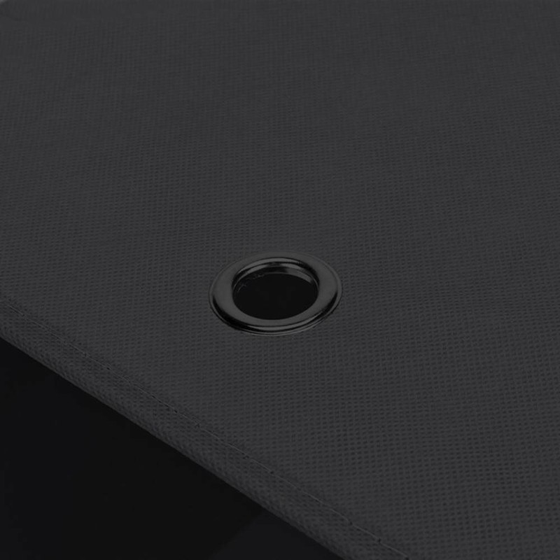 4er Set Faltbox Schwarz 32 x 32 cm Faltkiste Regalbox Aufbewahrungsbox