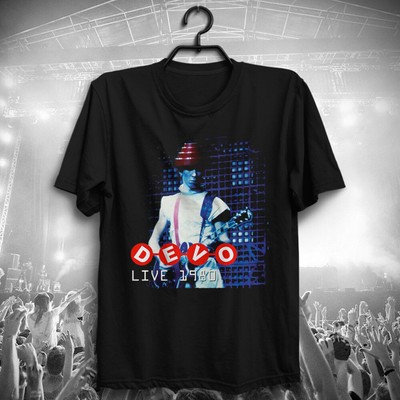 American Rock Band Devo Tee Live 1980 Whip It Mothersbaughs Casales Alan Myers