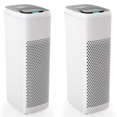 2 Pack Air Purifier For Home Large Room H13 True HEPA Washable Filter Cleaner