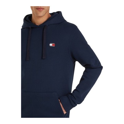 Pre-owned Tommy Hilfiger Sweatshirts Universal Men  Dm0dm17988c1g Navy Blue
