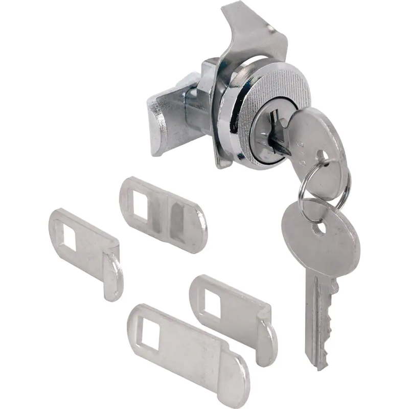 3/4 In. outside Diameter, Brushed Nickel, 5-Cam Counter Clockwise with Dust Cove