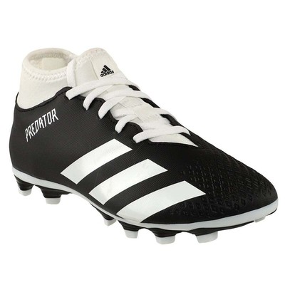 

Футбольные бутсы adidas Predator 20.4 с гибким грунтом для мальчиков, черные, белые кроссовки, Black;white, adidas Predator 20.4 Flexible Ground Soccer Cleats Youth