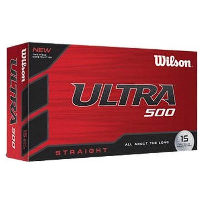 Ultra 500 Golf Balls, 15-Pack - Straight Flight