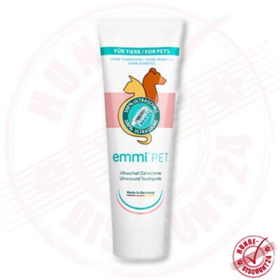 Ultraschall Zahncreme für Tiere (Emmi-Pet, 75 ml) (Hundezahnpasta)
