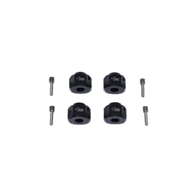 Alloy hexagonal coupling widened 3MM For Axial AXI03007 SCX10 III Jeep Wrangler