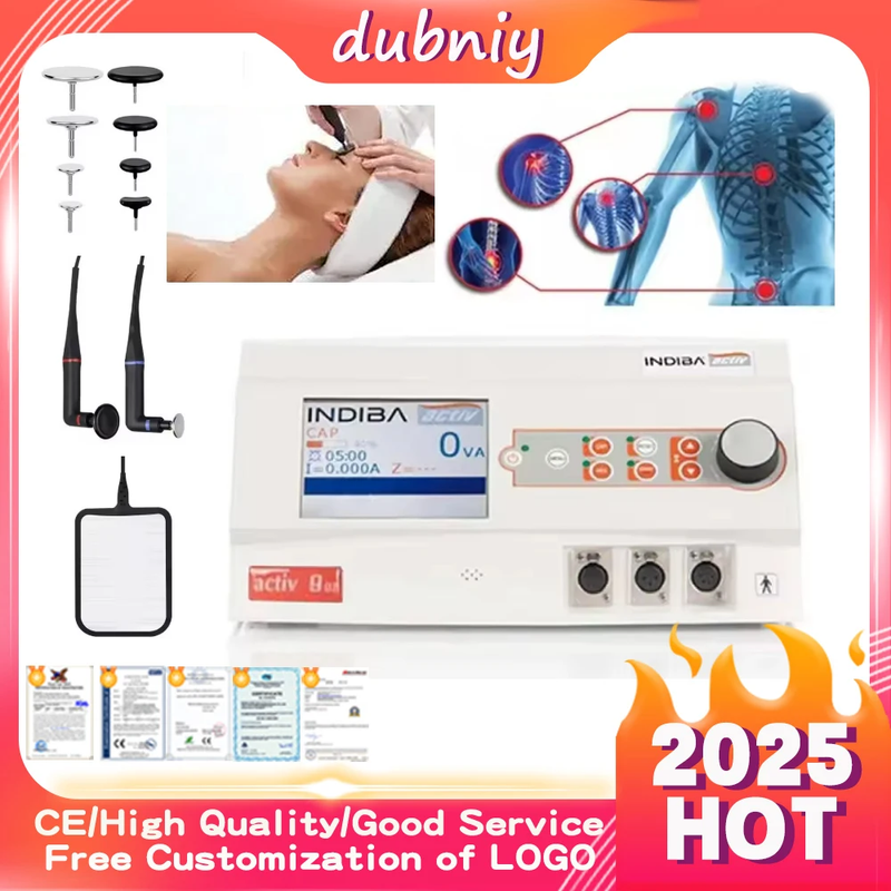 INDIBA Activ 902 RF Face Lift Body Slimming Wrinkle Removal Pain Relief Anti-Cel