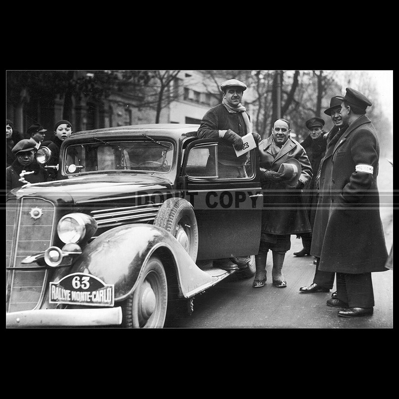 Photo A.025742 Buick Hemptinne-Lamarche Rallye Monte Carlo 1935