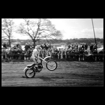 Photo M.001569 ZDENEK VELKY 125 CZ 1976 HAWKSTONE PARK MX MOTO CROSS