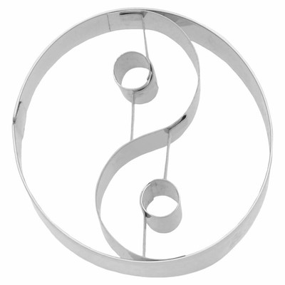 Birkmann Ausstechform Yin Yang Innenprägung Ausstecher Plätzchenform Keks 6 cm