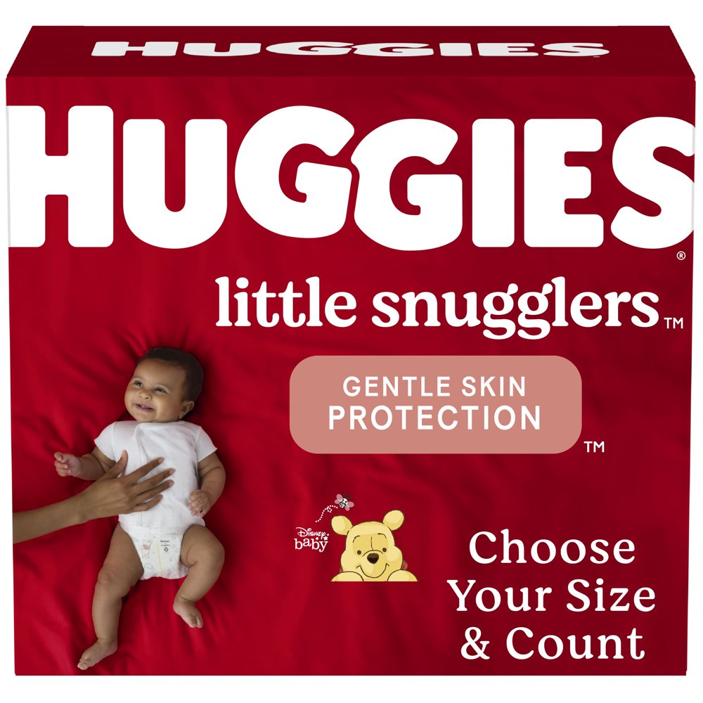Huggies Little Snugglers *Choose Size & Count Preemie, Newbo
