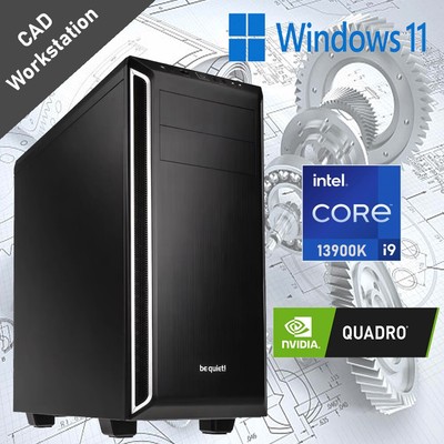 Workstation CAD PC INTEL I9 13900K Quadro RTX A2000 64GB DDR5 250GB SSD 1TB HDD