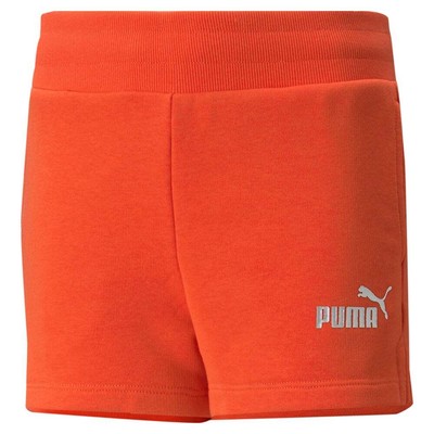 

Шорты Puma Ess+ для мальчиков оранжевые спортивные повседневные 846963-26, Оранжевый, Puma Ess+ Shorts