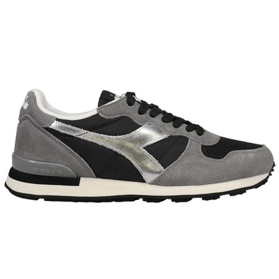 

Diadora Camaro Metal Lace Up Sneaker Мужские черные кроссовки Повседневная обувь 177979-800, Черный, Diadora Camaro Metal Lace Up Sneaker