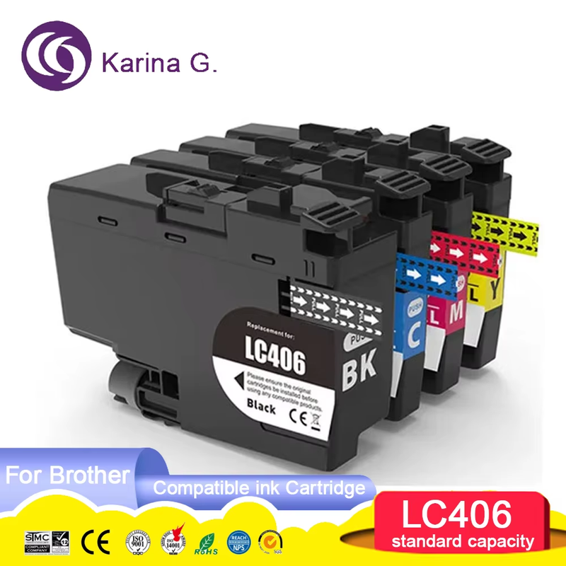 Standard capacity LC406 LC 406 Premium Color Compatible Printer Ink Cartridge fo