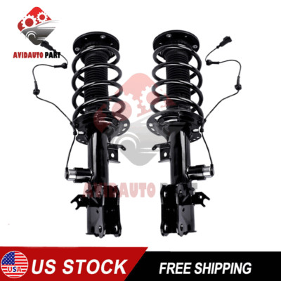 Pair Front Left Right Shock Struts Assys w/Electronic FOR Lincoln MKX 2016-2018