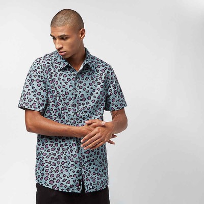

Cayler - Sons Fresh Leopard SS Lifestyle Рубашка Мужская синий/фиолетовый, Cayler - Sons Fresh Leopard SS Lifestyle Shirt