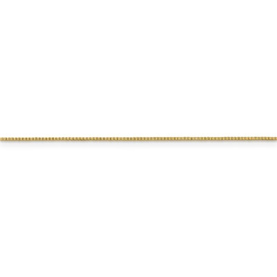 Pre-owned Superdealsforeverything 18k 24 Inch .7mm Box With Lobster Clasp Chain; 24 Inch; Lobster Clasp In Yellow