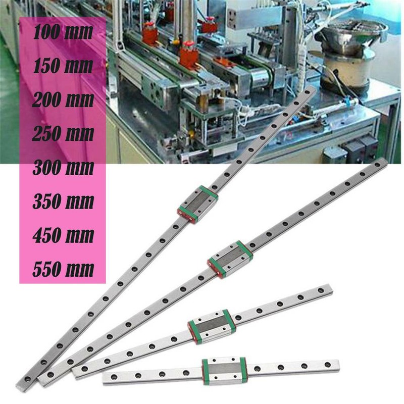 100-550mm Linearführung MGN12H Linearwelle Linearführungsschiene für CNC