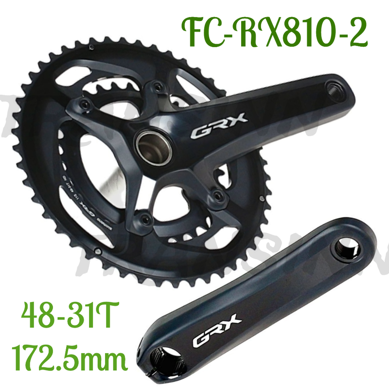 Shimano GRX FC-RX810-2 48-31T 172.5mm Crankset 2x11Speed Gravel New