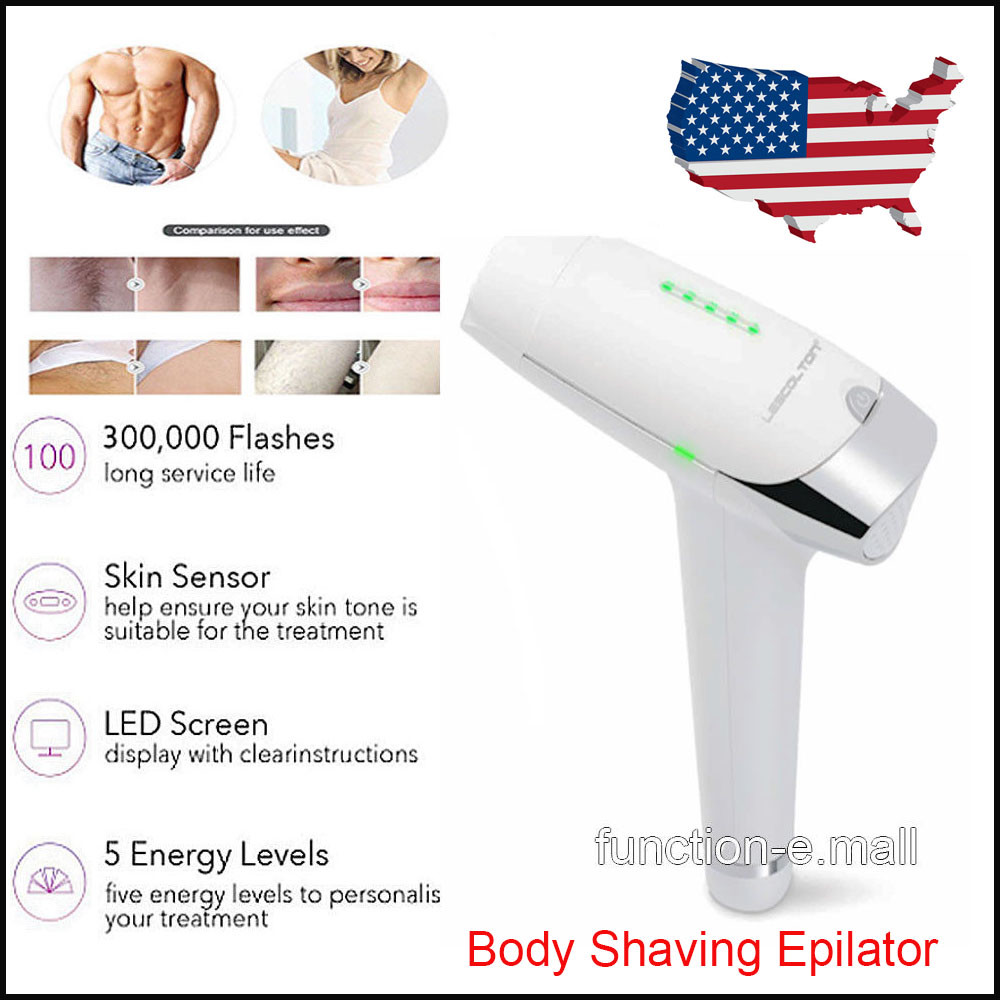 Laser Hair Removal Permanent IPL Face&Body Skin Painless Shaving Epilator Kit US