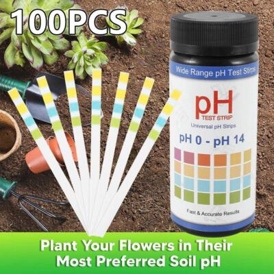 Hardness Acidity Test Strips Water Moisture Testing Soil Meter PH Test Paper