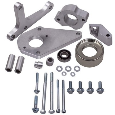 Low Mount Alternator & Power Steering Bracket For LSX LS1 LS6 LS Truck