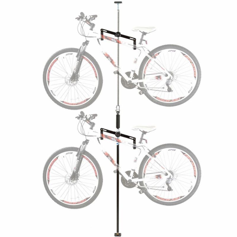 Elevate Outdoor Bike-Stand-5 Double Vertical Bicycle Storage Hanger Rack, Fits 