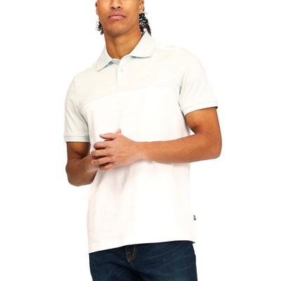 

Рубашка поло мужская белая повседневная Puma Essentials+ Block с коротким рукавом 670556-02, Белый, Puma Essentials+ Block Short Sleeve Polo Shirt
