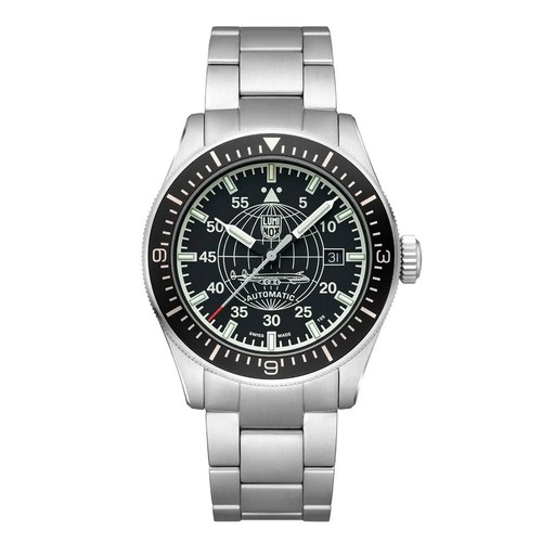 Pre-owned Luminox Brand Men's  Constellation Automatic Steel Pilot Watch Xa.9601.m