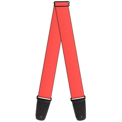 Solid Salmon Orange 2 Inches Wide