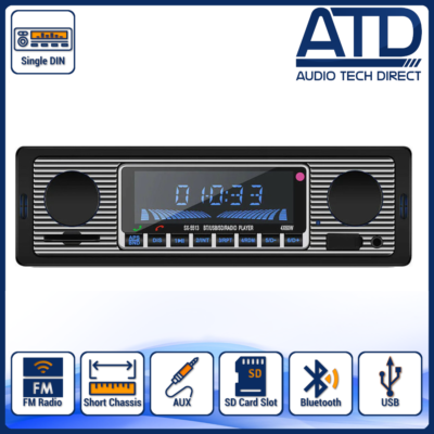 Vintage- und modernes Autoradio (Bluetooth)