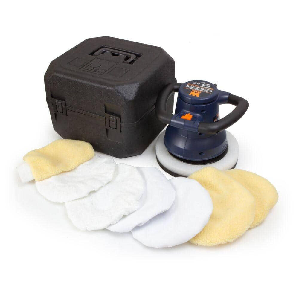 Car Waxer Polisher Buffer Automotive 10Inch Dual Handle Grip W/ Extra Bonnet