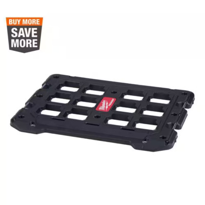 NEW Durable Milwaukee PACKOUT Wall and Floor Mounting Plate Storage System 