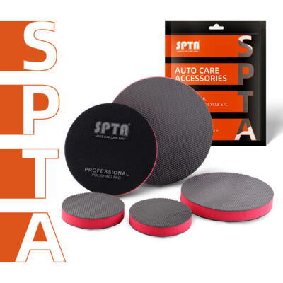 2x SPTA 3''/5''/6'' Clay Disc Wash Mud Magic Sponge Polishing Pad For Car Cleaning