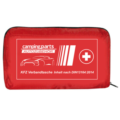 Auto Verbandskasten Verbandstasche KFZ Fahrzeug Verbandtasche DIN 13164 Rot