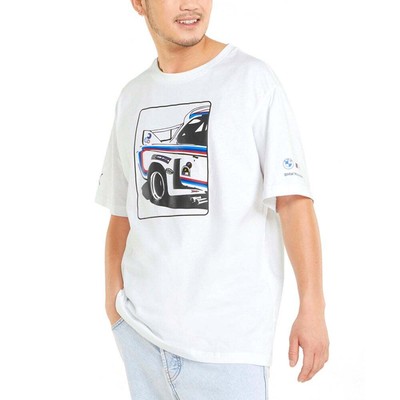 

Мужские белые повседневные топы Puma Bmw Mms с круглым вырезом и короткими рукавами, Белый, Puma Bmw Mms Statement Crew Neck Short Sleeve TShirt