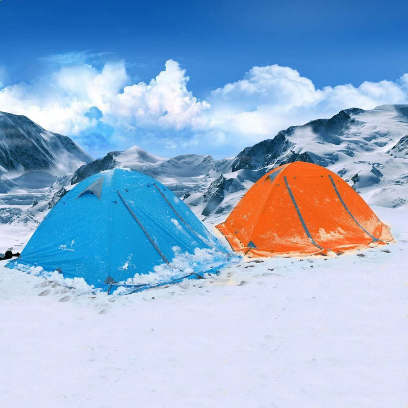 2 Person Backpacking Tent Waterproof Dome For Camping Hiking 4 Season Windproof