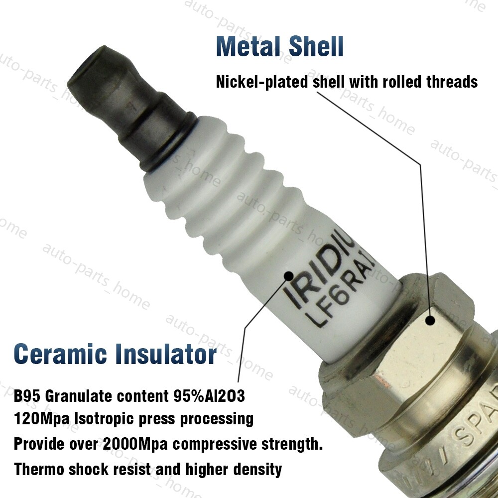 4 Ignition Coil UF751 & 4 Spark Plug for 2015 2016 2017 Jeep Renegade 2.4L I4